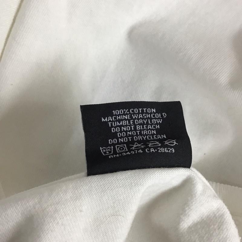 ステューシー STUSSY Tシャツ 半袖 半袖カットソー プリントTシャツ クルーネックカットソー M ロゴ、文字 白 / ホワイト / メンズ USED 古着 中古 10107987