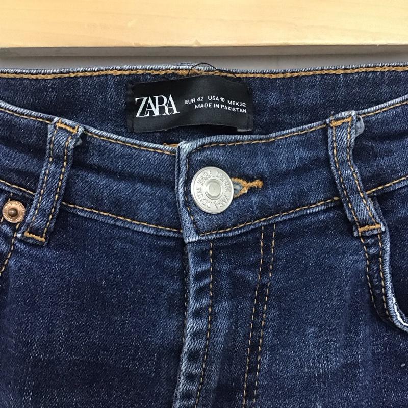 ザラ ZARA パンツ デニム、ジーンズ デニムパンツ スリムパンツ カジュアルパンツ ストレッチパンツ 42 無地 インディゴ / インディゴ / メンズ USED 古着 中古 10133085