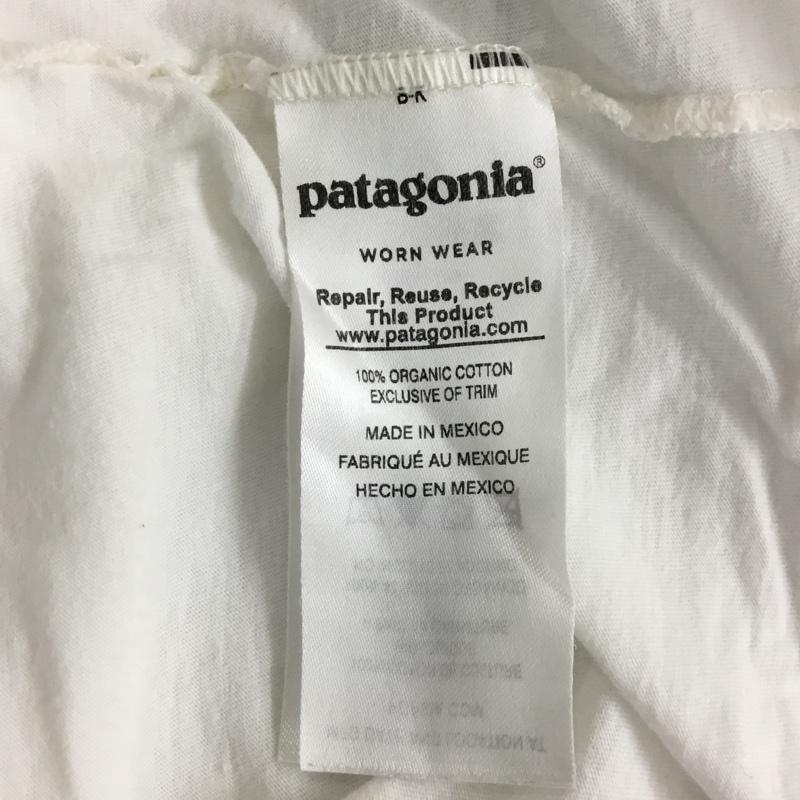パタゴニア patagonia Tシャツ 半袖 39196sp18 半袖カットソー プリントTシャツ クルーネックカットソー S プリント 白 / ホワイト / メンズ USED 古着 中古 10120844