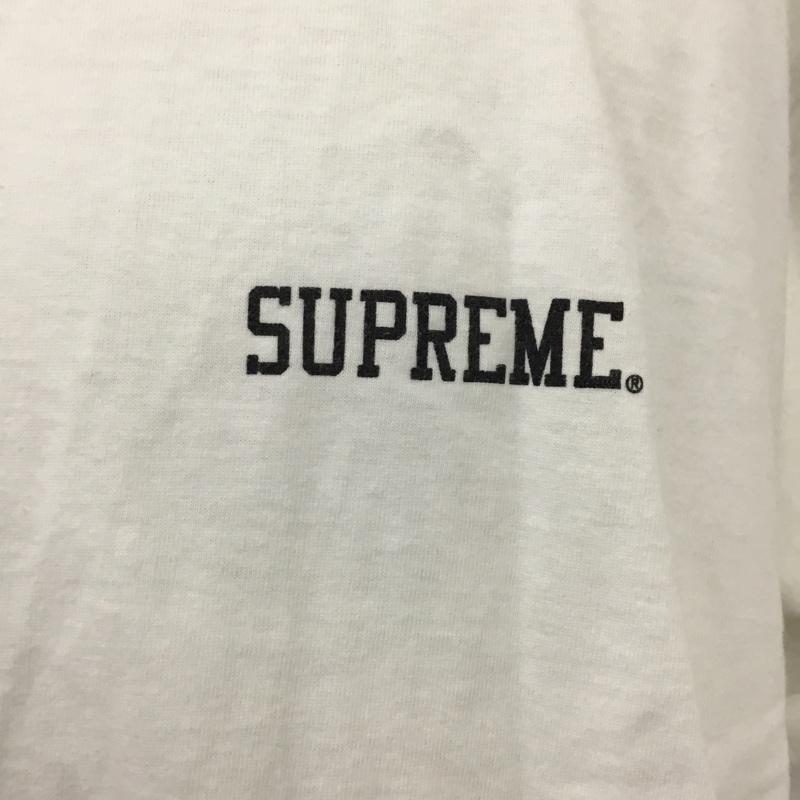 シュプリーム Supreme Tシャツ 半袖 半袖カットソー プリントTシャツ クルーネックカットソー L ロゴ、文字 X プリント 白 / ホワイト /  メンズ USED 古着 中古 10109982
