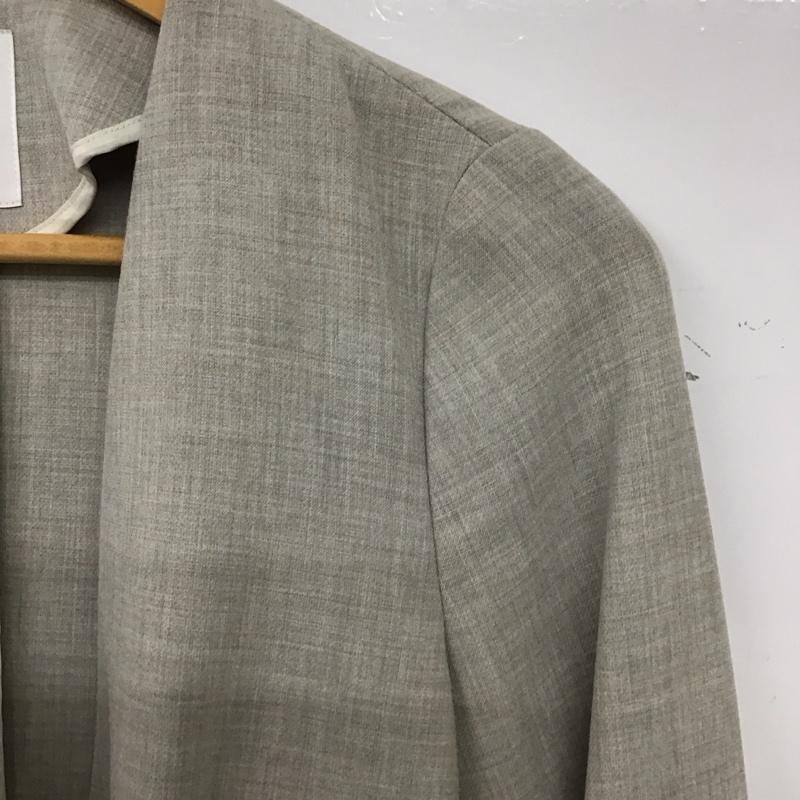 ユナイテッドアローズグリーンレーベルリラクシング UNITED ARROWS green label relaxing ジャケット、上着 ジャケット、ブレザー 3522-165-1296 リオペルジャケット 34 無地 灰 / グレー / レディース USED 古着 中古 10139342