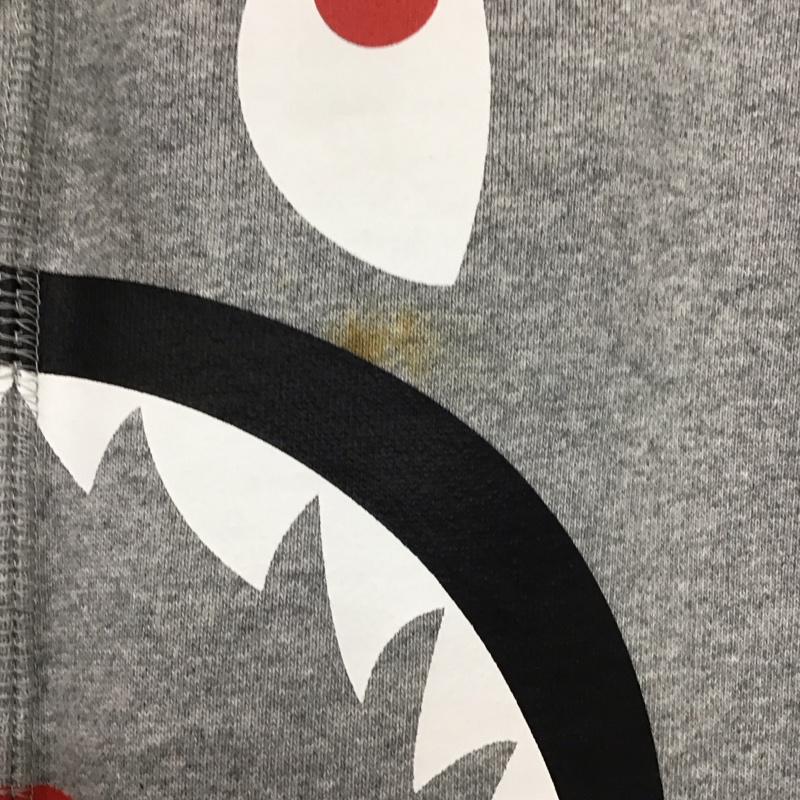 アベイシングエイプ A BATHING APE パンツ ワークパンツ、ペインターパンツ スウェットパンツ ワイドパンツ カジュアルパンツ L ロゴ、文字 灰 / グレー /  メンズ USED 古着 中古 10124116