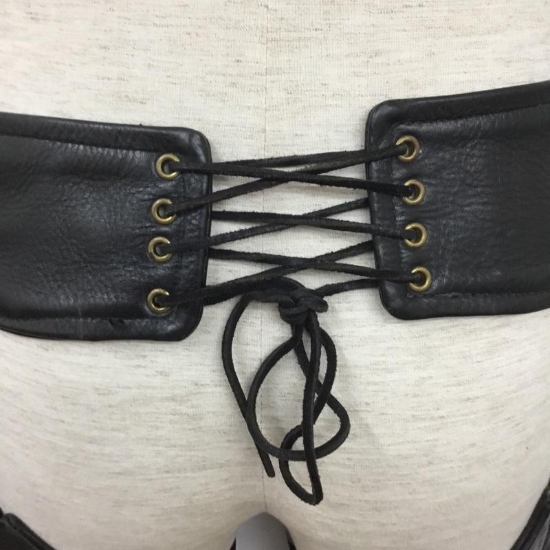 ヴァンソン VANSON ボトムス ボトムス レザーチャップス レザーパンツ 22 無地 黒 / ブラック / メンズ USED 古着 中古 10133548