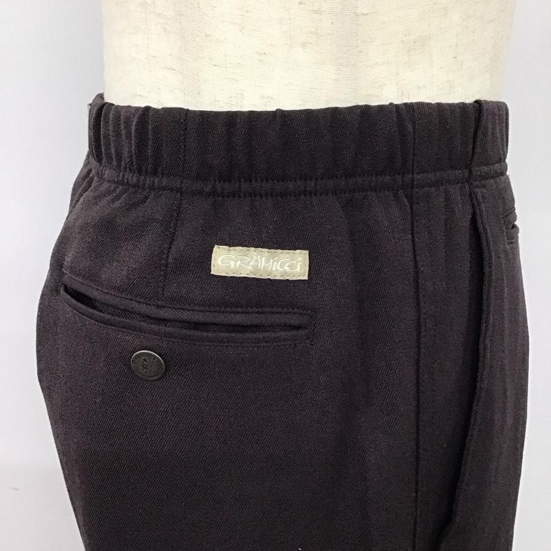 グラミチ GRAMICCI パンツ ワークパンツ、ペインターパンツ GMP4-F1007 Gramicci別注 WOOLLIKEDARTPANT ワイドパンツ S 無地 茶 / ブラウン /  メンズ USED 古着 中古 10122782