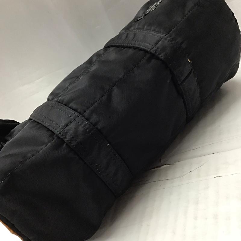 ポーター PORTER ハンドバッグ ハンドバッグ タンカー DUFFLE BAG ロゴ、文字 黒 / ブラック / メンズ USED 古着 中古 10111784