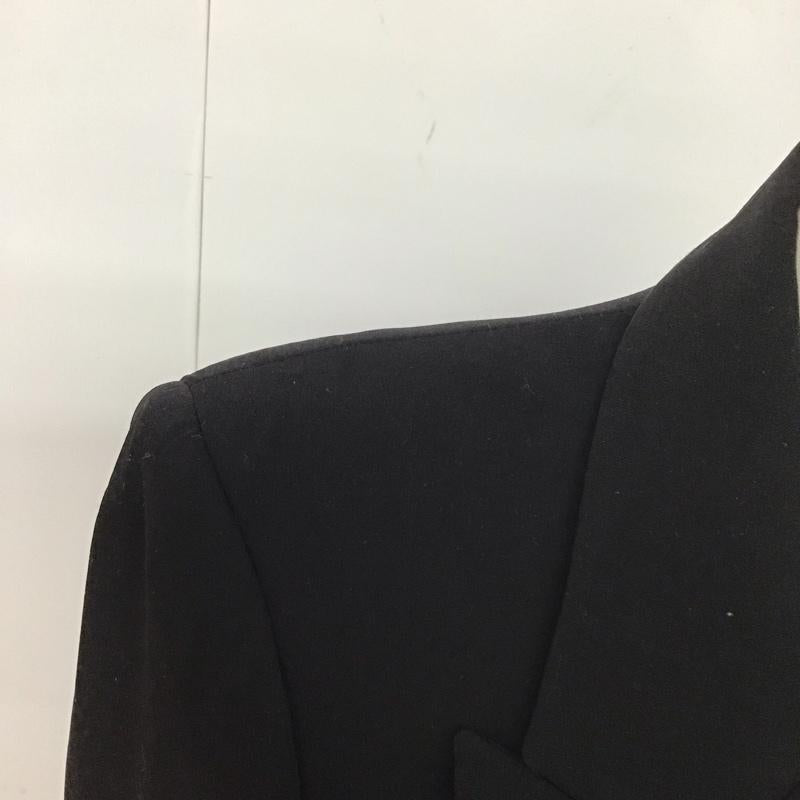 ザラ ZARA ジャケット、上着 ジャケット、ブレザー 8215 666 800 肩パット ロング丈 S 無地 黒 / ブラック / レディース USED 古着 中古 10112942