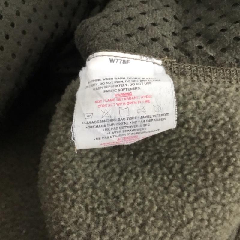 パタゴニア patagonia ベスト ベスト ベスト ジップアップフリースベスト スタンドネック XL ロゴ、文字 カーキ / カーキ / メンズ USED 古着 中古 10147844