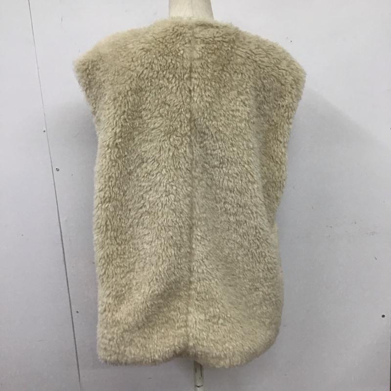 ローリーズファーム LOWRYS FARM ベスト ベスト FREE 無地 ベージュ / ベージュ / レディース USED 古着 中古 10126647