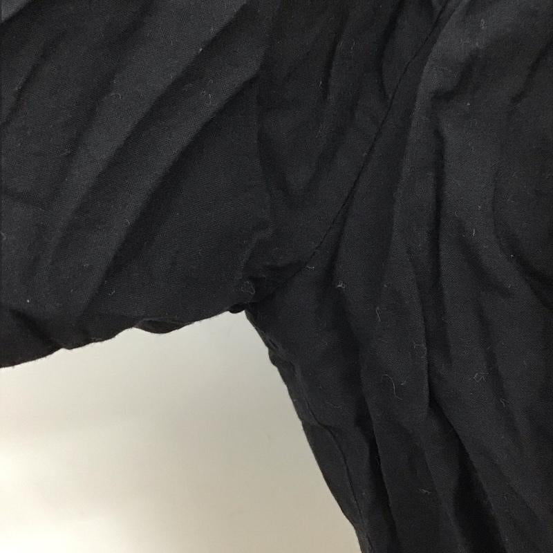 フリークスストア FREAK S STORE シャツ、ブラウス 半袖 半袖シャツ 前開シャツ ワイドネックカットソー フリルシャツ FREE 無地 黒 / ブラック / レディース USED 古着 中古 10106613