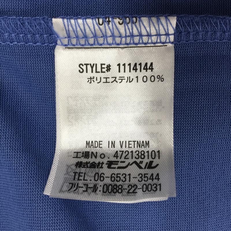 モンベル mont-bell Tシャツ 半袖 114144 川の学校 XL プリント 青 / ブルー / メンズ USED 古着 中古 10117183