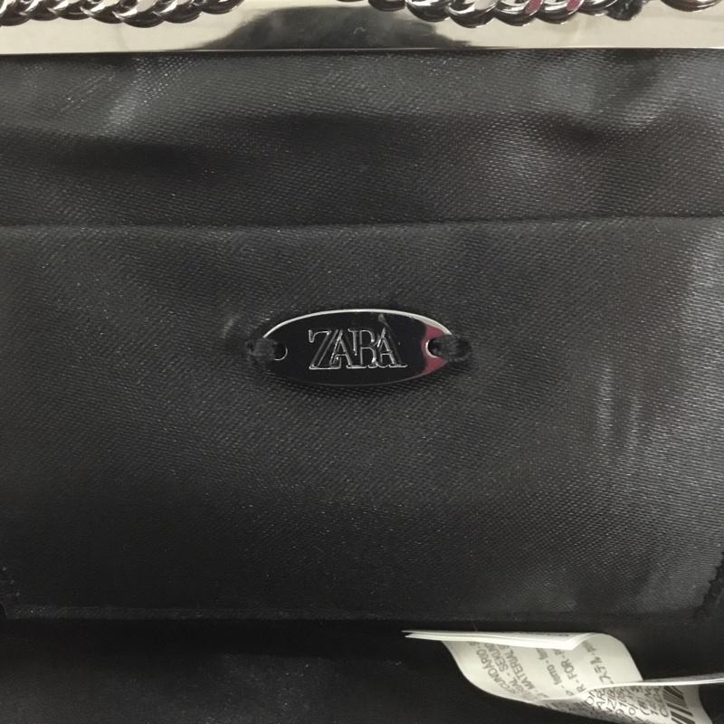ザラ ZARA ショルダーバッグ ショルダーバッグ 6596 310 909 チェーン 2WAY ハンドバッグ 無地 銀 / シルバー / レディース USED 古着 中古 10126900