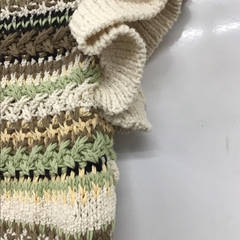 ザラ ZARA ベスト ベスト ニットベスト S マルチカラー / マルチカラー / レディース USED 古着 中古 10136464