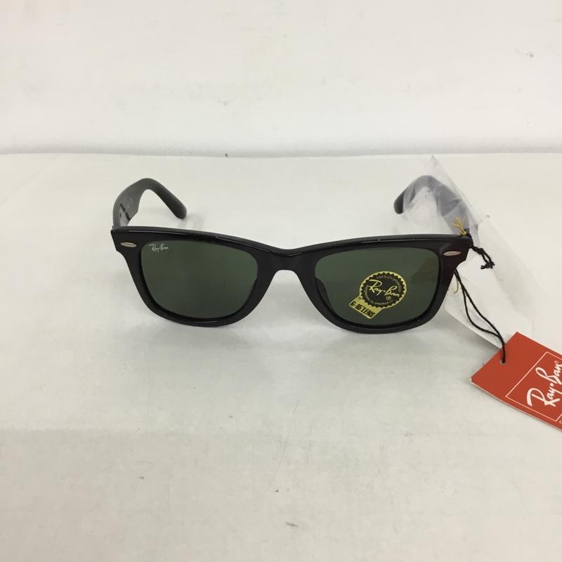 レイバン Ray-Ban めがね・サングラス サングラス RB2140-F WAYFARER カラーレンズ ケース付き ロゴ、文字 黒 / ブラック / メンズ USED 古着 中古 10129413