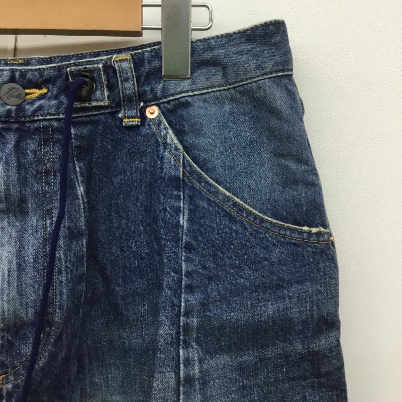 ニードルス Needles パンツ サルエルパンツ ヒザデルデニムパンツ H.D. Pant PU244 S 無地 青 / ブルー /  メンズ USED 古着 中古 10124452