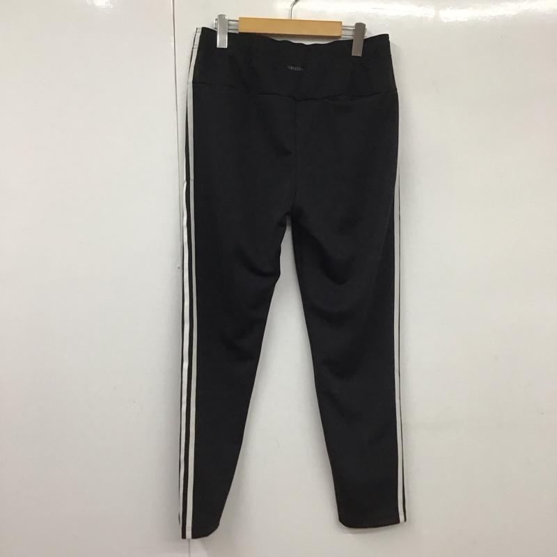 アディダス adidas パンツ ワークパンツ、ペインターパンツ ia9419 スリーストライプスダブルニットトラックパンツ ジャージ L ロゴ、文字 黒 / ブラック / メンズ USED 古着 中古 10131152