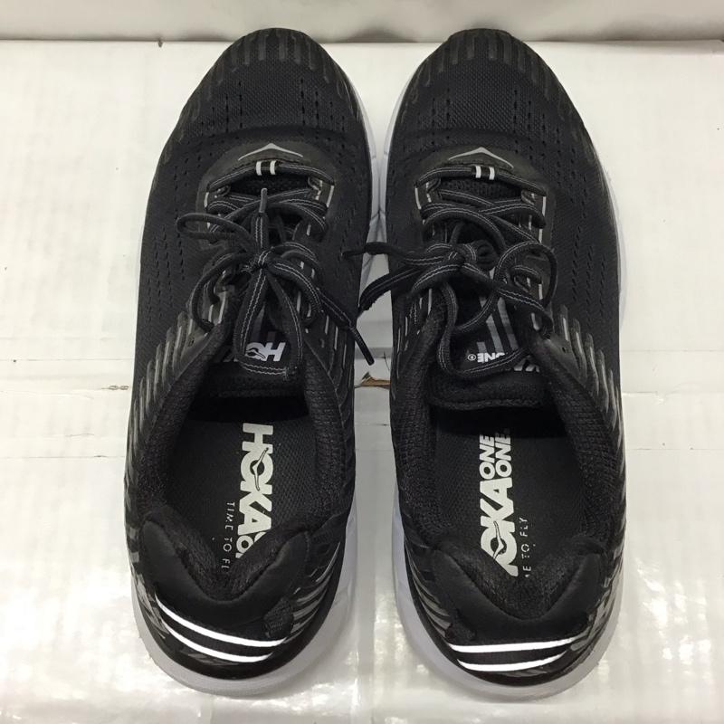 ホカオネオネ HOKA ONEONE スニーカー スニーカー F27218E ランニングシューズ 1093755 27.5cm 27.5cm ロゴ、文字 黒 / ブラック / メンズ USED 古着 中古 10118864