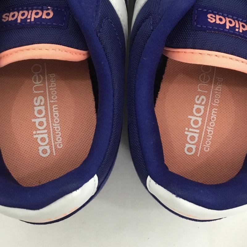 アディダス adidas スニーカー スニーカー AW4950 NEOCITYRACER W 23cm 23.0cm ロゴ、文字 紺 / ネイビー / X 白 / ホワイト / X 橙 / オレンジ / レディース USED 古着 中古 10124273