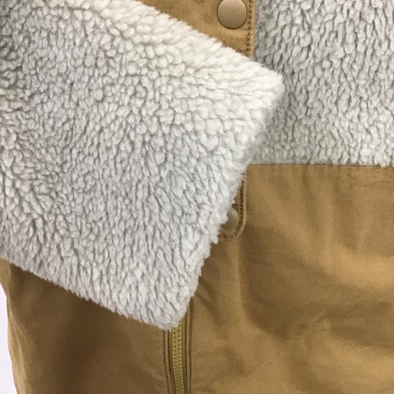 パタゴニア patagonia ジャケット、上着 ジャケット、ブレザー 22945fa23 フリースジャケット スタンドカラー アウター S ロゴ、文字 ベージュ / ベージュ / レディース USED 古着 中古 10125719