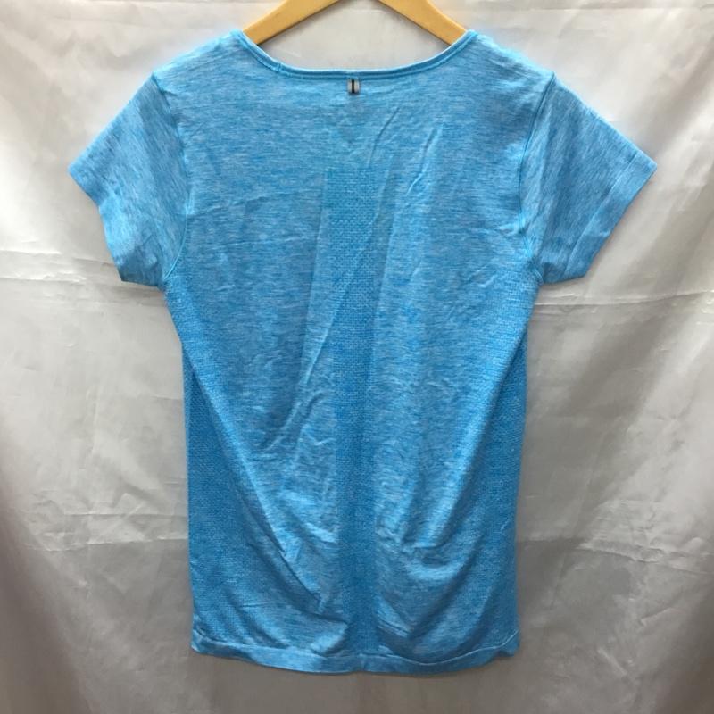 ナイキ NIKE カットソー 半袖 半袖カットソー プリントTシャツ クルーネックカットソー スポーツウェア M ロゴ、文字 青 / ブルー / レディース USED 古着 中古 10113325
