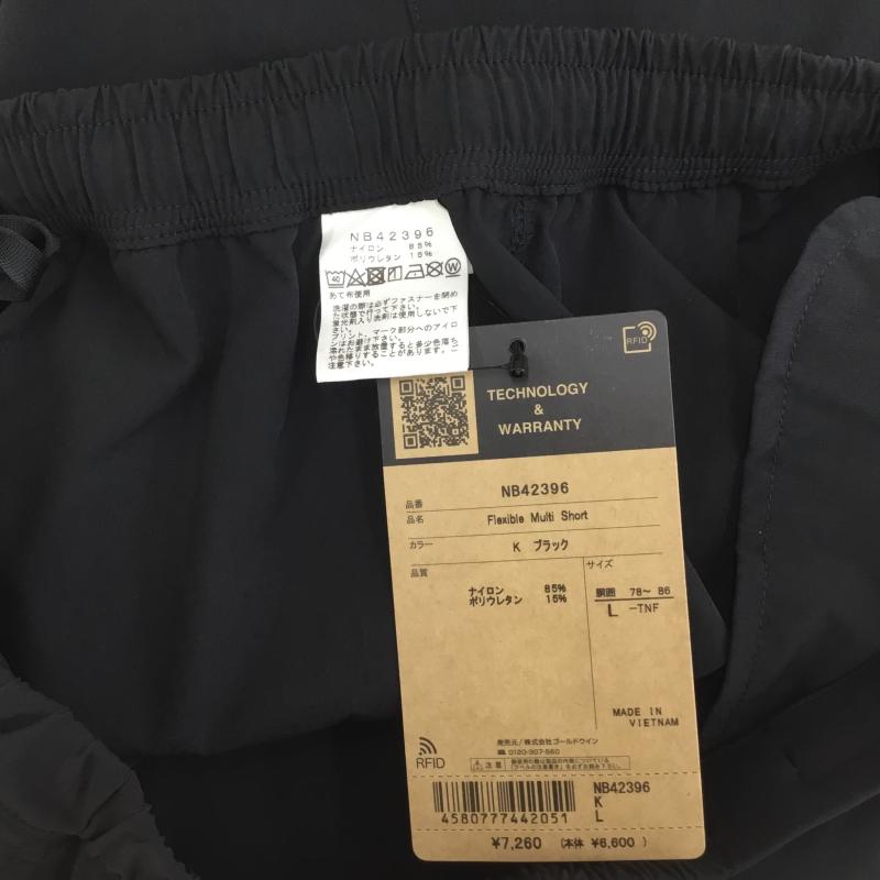ザノースフェイス THE NORTH FACE パンツ ショートパンツ NB42396 L ロゴ、文字 X ワンポイント 黒 / ブラック / メンズ USED 古着 中古 10129018