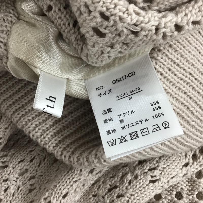 フィフス fifth セットアップ セットアップ セットアップ ノースリーブカットソー ロングスカート 2点セット M 総柄 ベージュ / ベージュ / レディース USED 古着 中古 10125267