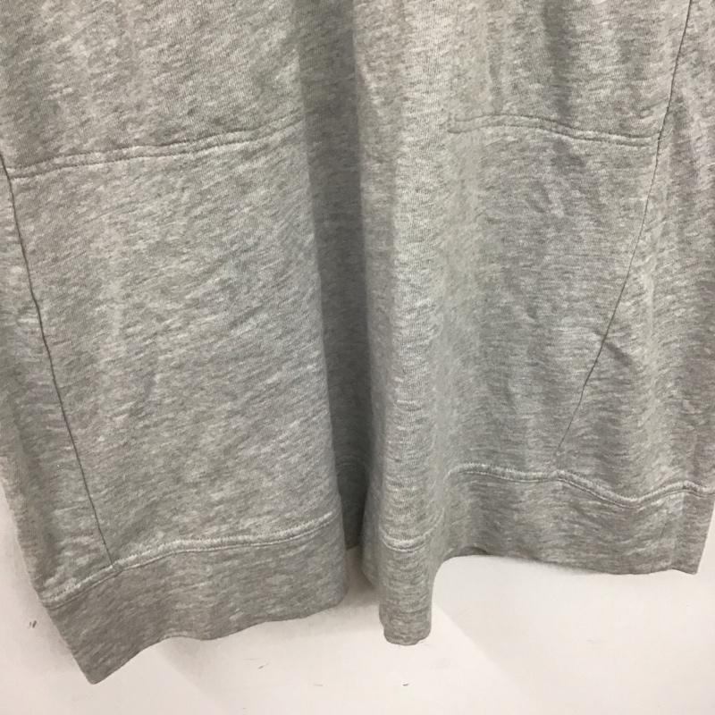 チャムス CHUMS ワンピース ロングスカート ch18-1132 半袖ワンピース スウェットワンピース クルーネック L ロゴ、文字 灰 / グレー / レディース USED 古着 中古 10138366
