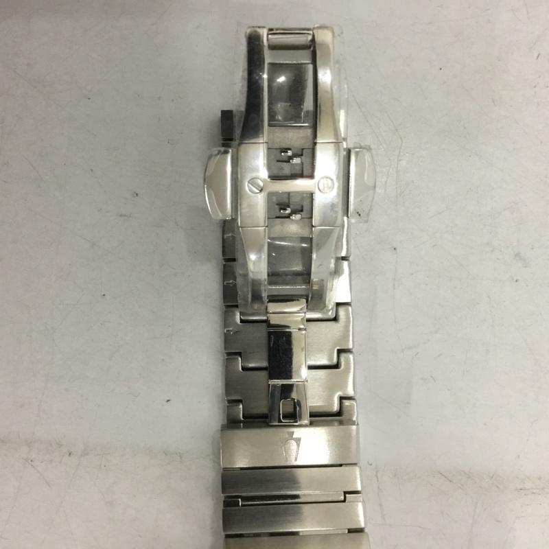 ブローバ BULOVA 腕時計 アナログ(クォーツ式) ハイプレシジョンクォーツ CURV カーブ 箱有 ロゴ、文字 青 / ブルー / X 銀 / シルバー / メンズ USED 古着 中古 10133863