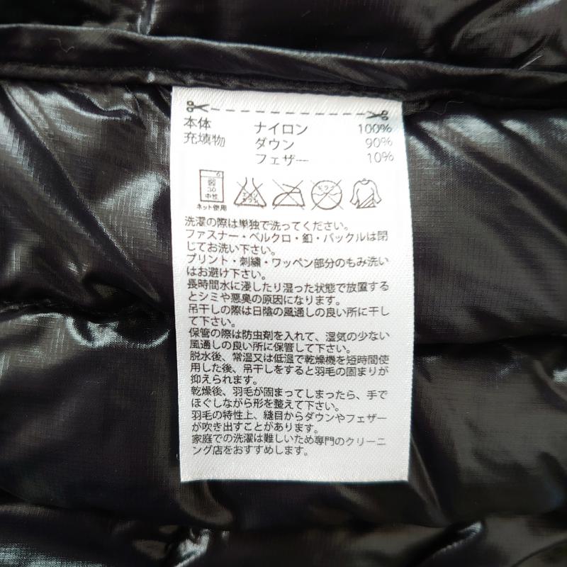 アディダス adidas ジャケット、上着 ダウンジャケット L ワンポイント 白 / ホワイト / X 黒 / ブラック / X 紫 / パープル / レディース USED 古着 中古 10011918