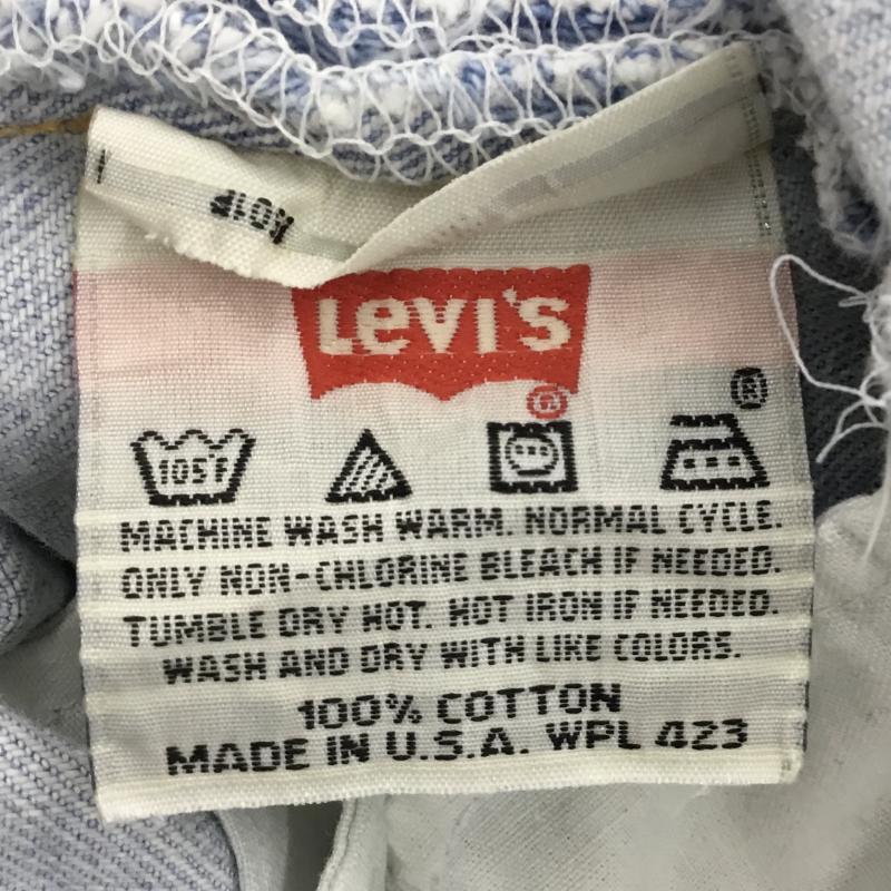 リーバイス Levi s パンツ デニム、ジーンズ 90 s USA製 34 無地 水色 / ライトブルー / メンズ USED 古着 中古 10135818