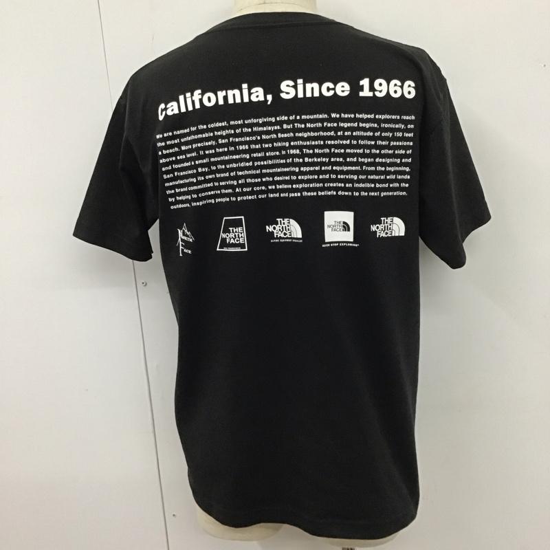 ザノースフェイス THE NORTH FACE Tシャツ 半袖 NT32159 ヒストリカルロゴTee 半袖カットソー プリントTシャツ XL ロゴ、文字 黒 / ブラック /  メンズ USED 古着 中古 10110206