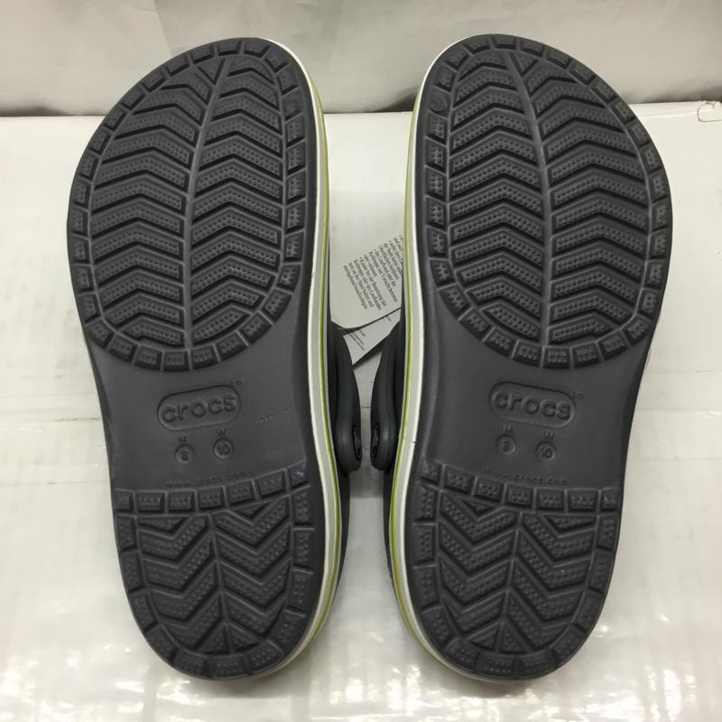 クロックス crocs サンダル サンダル 205089-0A3 Bayaband Clog 26cm サボ 26.0cm ロゴ、文字 灰 / グレー / メンズ USED 古着 中古 10110662