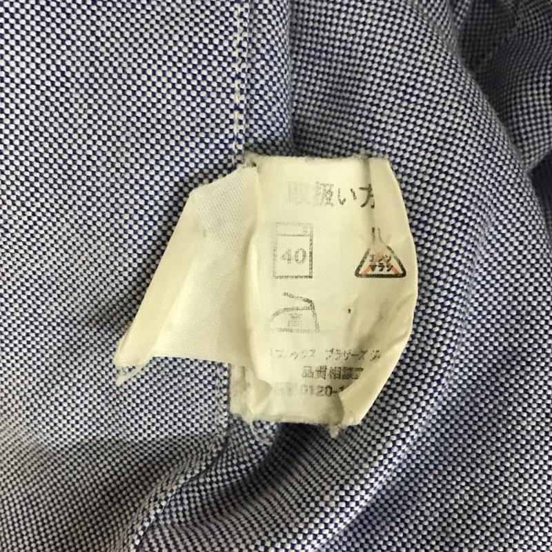 ブルックスブラザーズ BROOKS BROTHERS シャツ、ブラウス 長袖 長袖シャツ カラーシャツ ポケットシャツ 長袖カットソー 無地 水色 / ライトブルー / メンズ USED 古着 中古 10118290