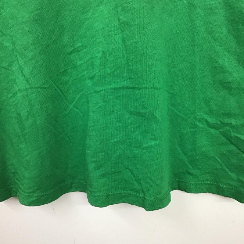 ザラ ZARA Tシャツ 半袖 M ロゴ、文字 X プリント 緑 / グリーン / レディース USED 古着 中古 10130424