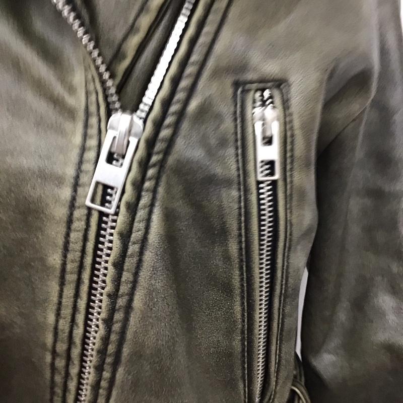 ザラ ZARA ジャケット、上着 ライダース 4341 706 822 フェイクレザー XS 無地 黒 / ブラック / レディース USED 古着 中古 10118800
