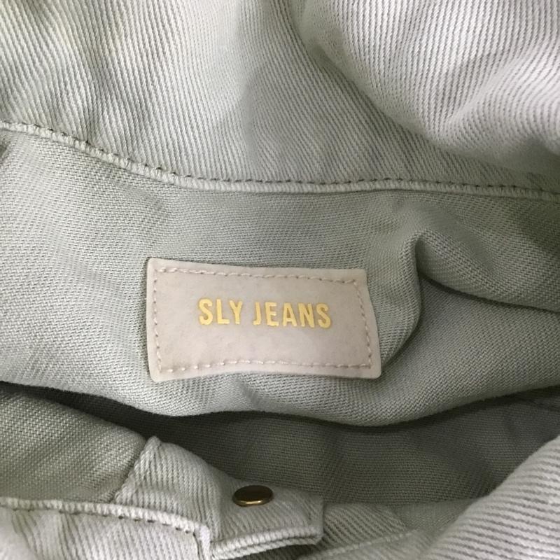 スライジーンズ SLY JEANS ジャケット、上着 ジャケット、ブレザー 030esm10-1480 Gジャン デニムジャケット カジュアルジャケット アウター 1 無地 薄緑 / ライトグリーン / レディース USED 古着 中古 10105654