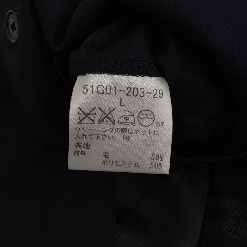 ブラックレーベルクレストブリッジ BLACK LABEL CRESTBRIDGE ベスト ベスト カジュアルベスト ノースリーブカットソー 前ボタン L 無地 紺 / ネイビー / メンズ USED 古着 中古 10139598