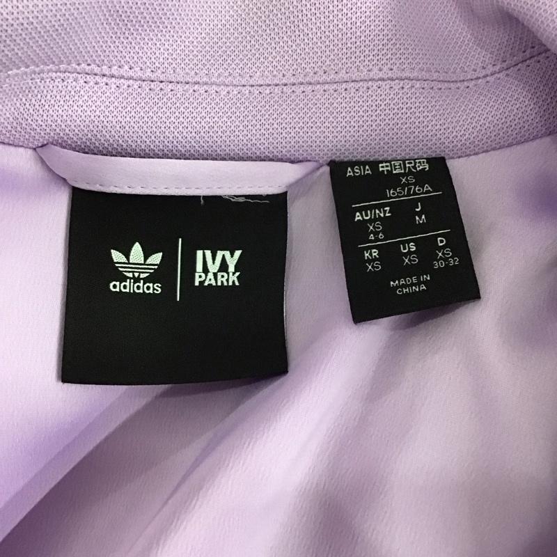 アディダス adidas ジャケット、上着 ジャケット、ブレザー HC8171 IVY PARK/CROPPED SUIT JACKET XS 無地 紫 / パープル / レディース USED 古着 中古 10106421