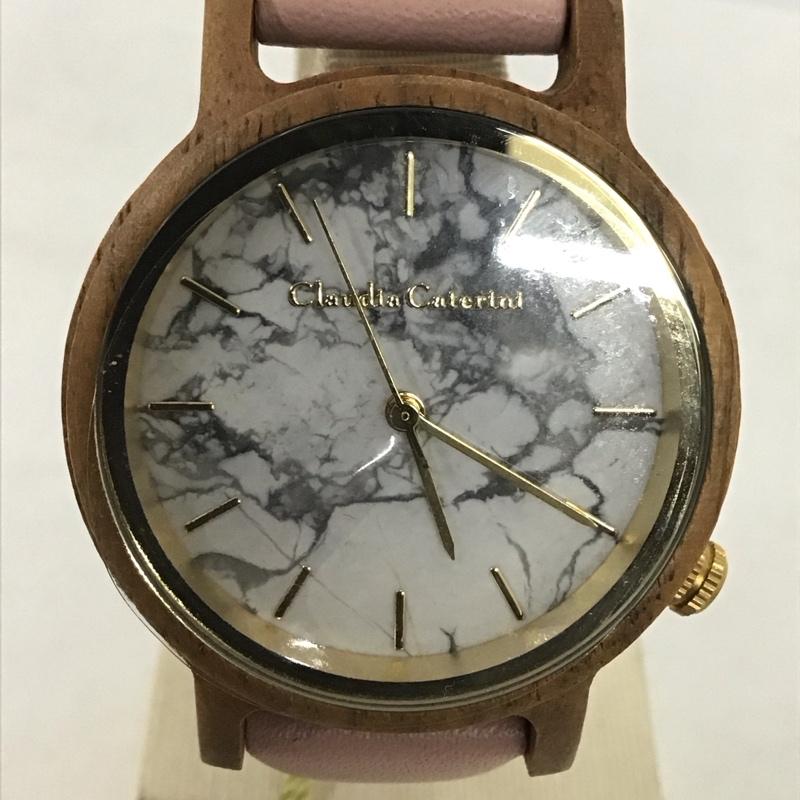 古着 USED 腕時計 アナログ(クォーツ式) CC-A120-LPW Claudia Caterini ロゴ、文字 桃 / ピンク / レディース USED 古着 中古 10134048