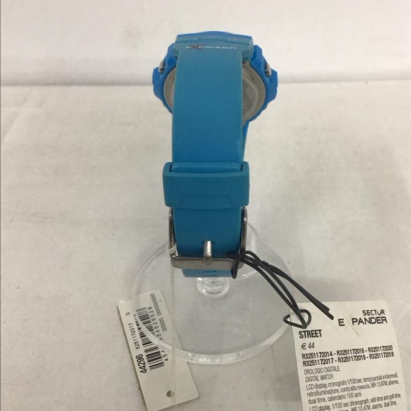 セクター SECTOR 腕時計 デジタル R3251172014 ロゴ、文字 水色 / ライトブルー / メンズ USED 古着 中古 10135264