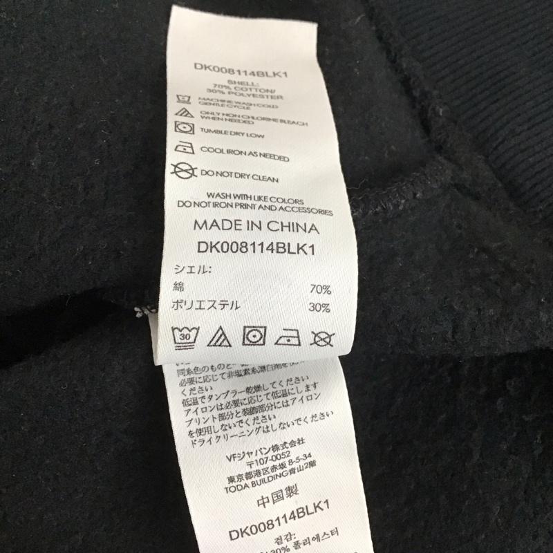 ディッキーズ Dickies トレーナー 長袖 長袖トレーナー スウェット クルーネック リブスウェットカットソー XL ロゴ、文字 黒 / ブラック / メンズ USED 古着 中古 10124512