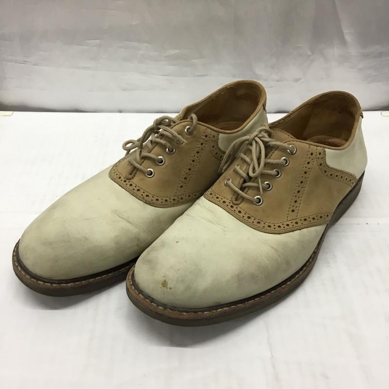 ジョンストン&マーフィー JOHNSTON&MURPHY カジュアルシューズ カジュアルシューズ 20-2732 バイカラー 9M 無地 ベージュ / ベージュ / X アイボリー / アイボリー / メンズ USED 古着 中古 10117002