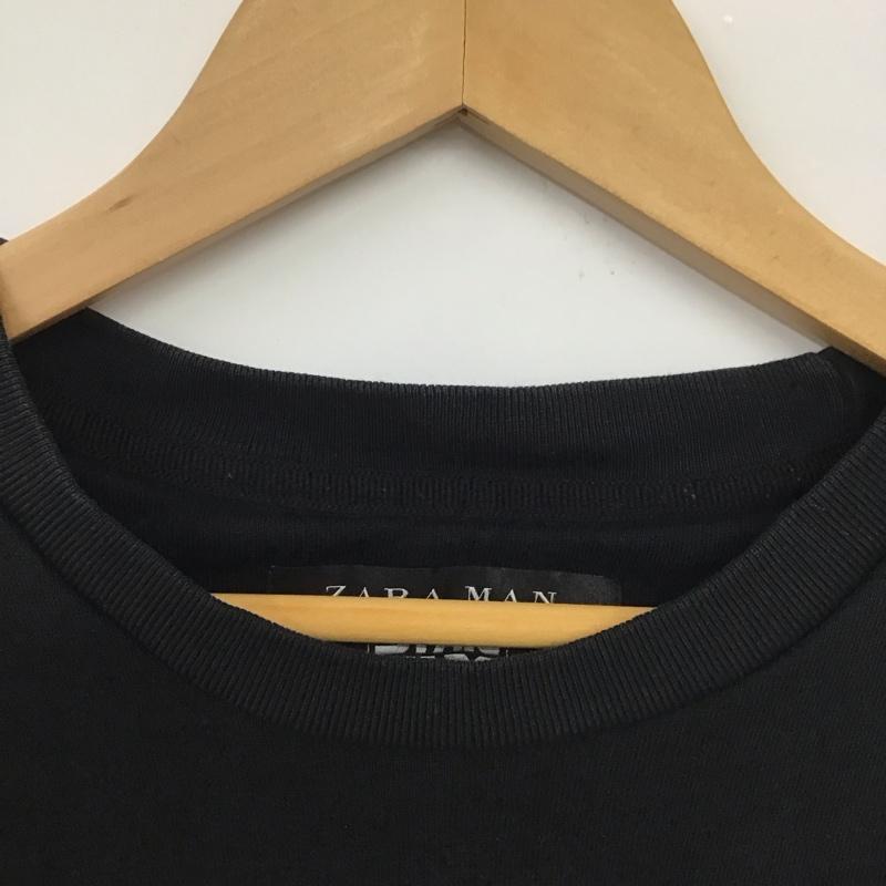 ザラメン ZARA MAN トレーナー 長袖 長袖トレーナー スウェット クルーネック プルオーバー starwars XL ロゴ、文字 黒 / ブラック / メンズ USED 古着 中古 10133507