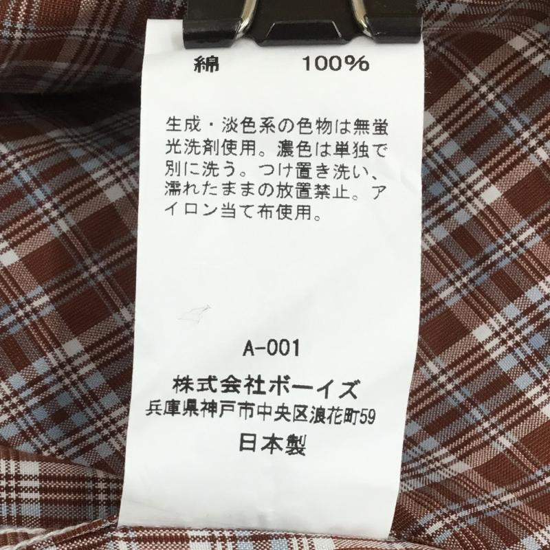 ジムフレックス GYMPHLEX シャツ、ブラウス 長袖 20S-WS-003 M チェック 茶 / ブラウン / メンズ USED 古着 中古 10129010