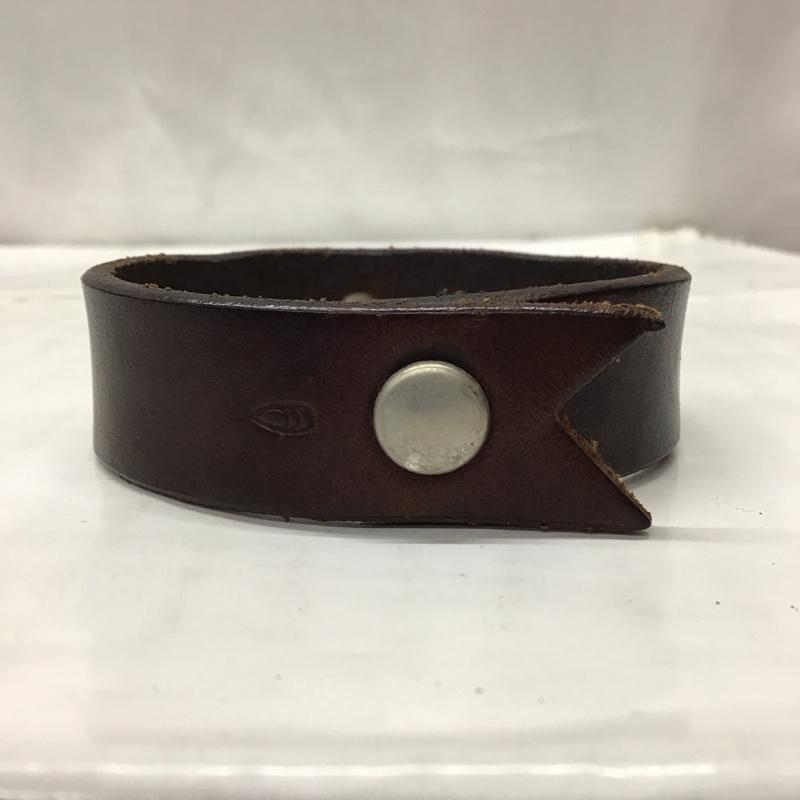 古着 USED アクセサリー ブレスレット、バングル BUTTON WORKS コンチョ レザー 茶 / ブラウン / メンズ USED 古着 中古 10116460