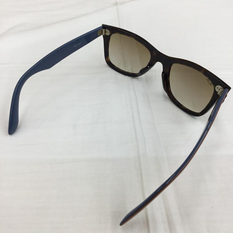 レイバン Ray-Ban めがね・サングラス サングラス RB2140-F WAYFARER ロゴ、文字 黒 / ブラック / X 青 / ブルー / X 茶 / ブラウン / メンズ USED 古着 中古 10136406