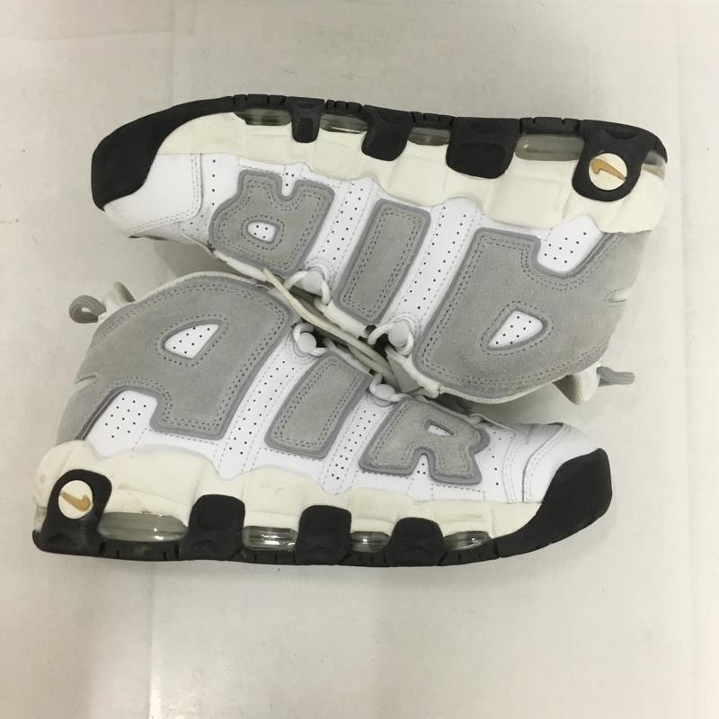 ナイキ NIKE スニーカー スニーカー DZ4516-100 AIR MORE UPTEMPO 96 25cm 25.0cm ロゴ、文字 白 / ホワイト / X 灰 / グレー / レディース USED 古着 中古 10137391