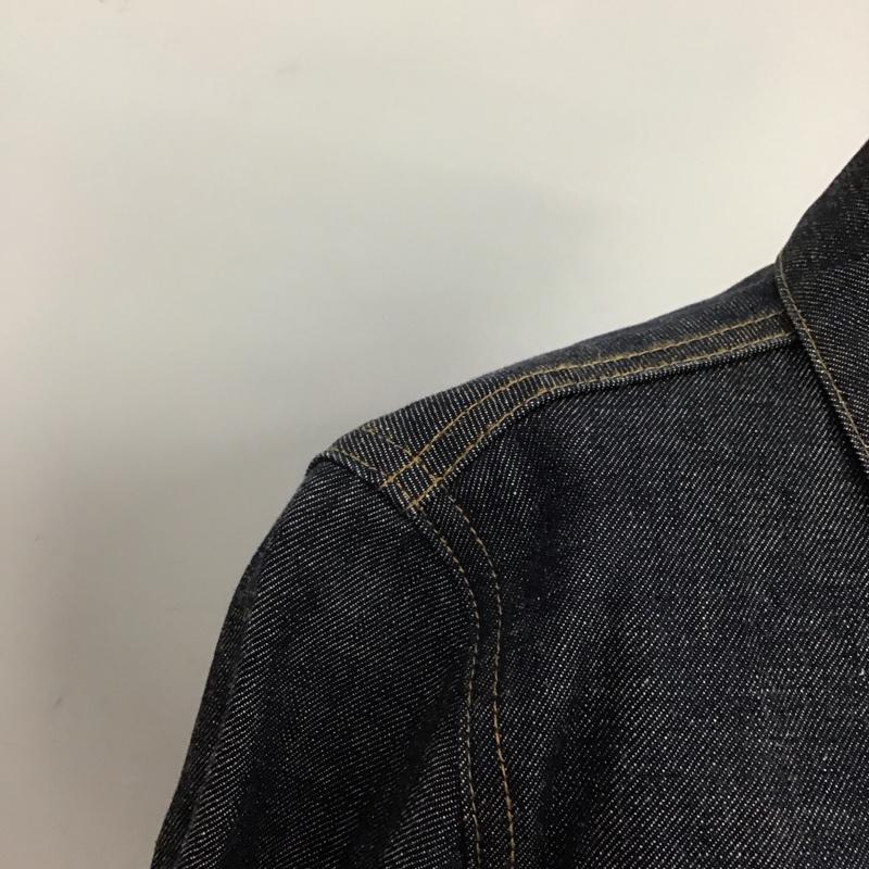 バーバリーブルーレーベル BURBERRY BLUE LABEL ジャケット、上着 ジャケット、ブレザー デニムジャケット カラージャケット 長袖ジャケット Gジャン 36 無地 インディゴ / インディゴ / レディース USED 古着 中古 10108470