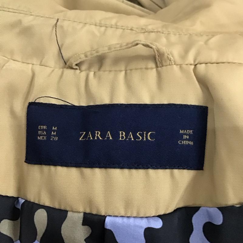ザラ ZARA コート トレンチコート M 無地 ベージュ / ベージュ / レディース USED 古着 中古 10122544