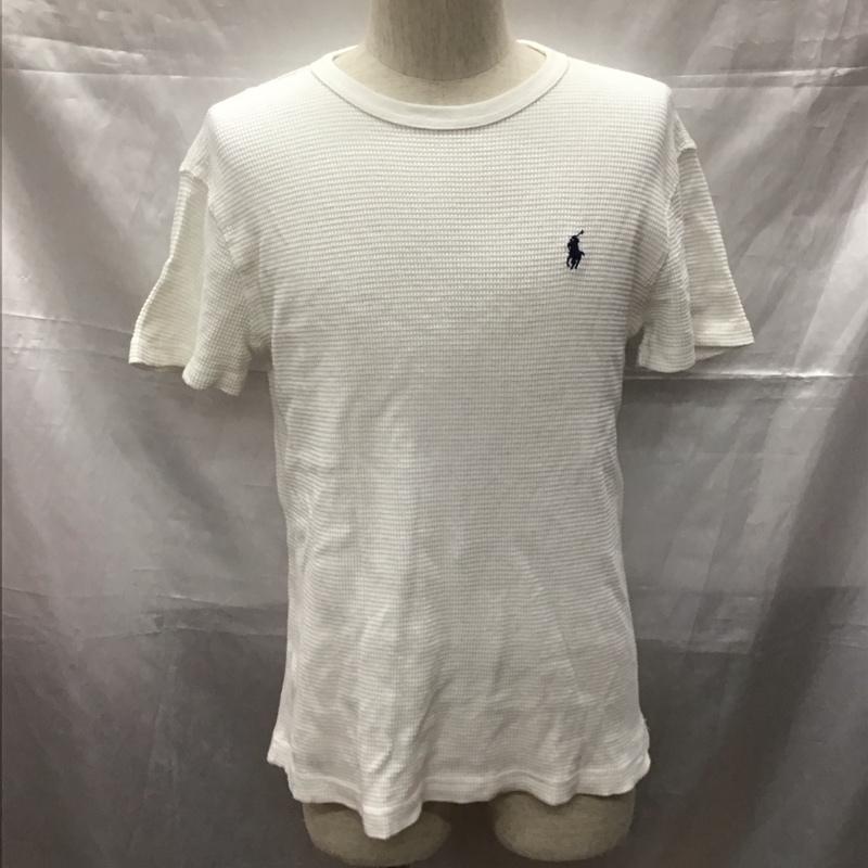 ポロラルフローレン POLO RALPH LAUREN カットソー 半袖 半袖カットソー ワッフル地 クルーネックカットソー 無地 XS 無地 白 / ホワイト /  メンズ USED 古着 中古 10111019