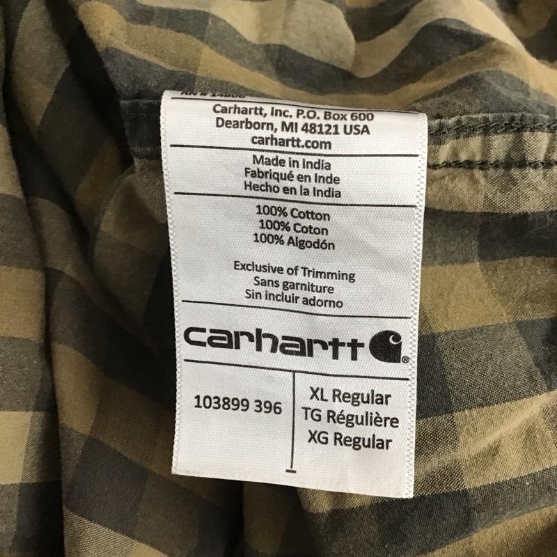 カーハート Carhartt シャツ、ブラウス 長袖 ボタンダウンシャツ XL チェック マルチカラー / マルチカラー / メンズ USED 古着 中古 10142163